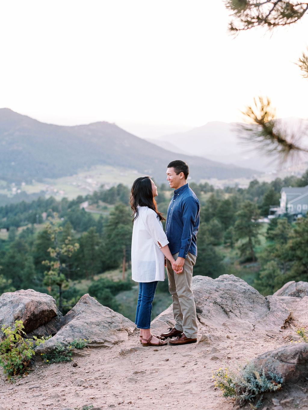 Colorado Engagement Photo Locations, Colorado Engagement Photographer, Mount Falcon Trailhead Engagement Photos