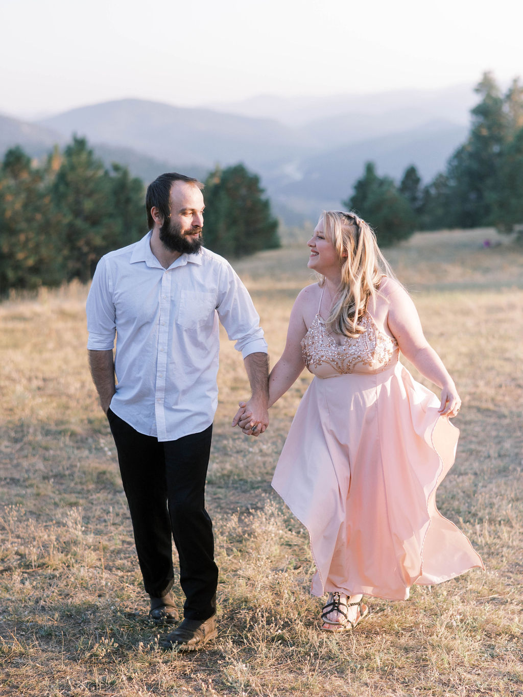 Colorado Engagement Photo Locations, Colorado Engagement Photographer, Mount Falcon Trailhead Engagement Photos