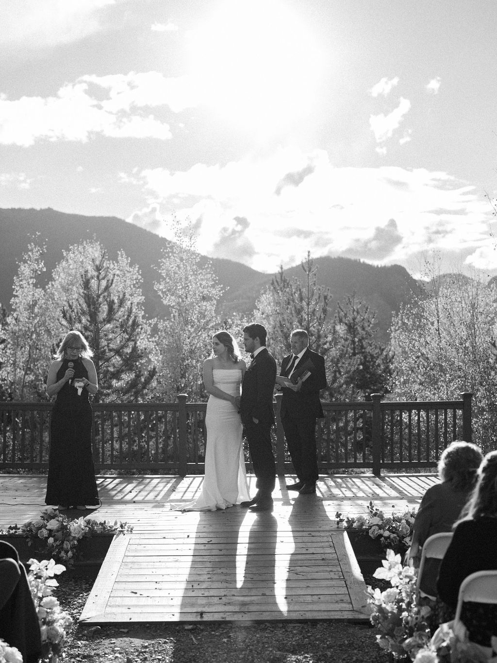 Wedding Ceremony at Frisco Day Lodge