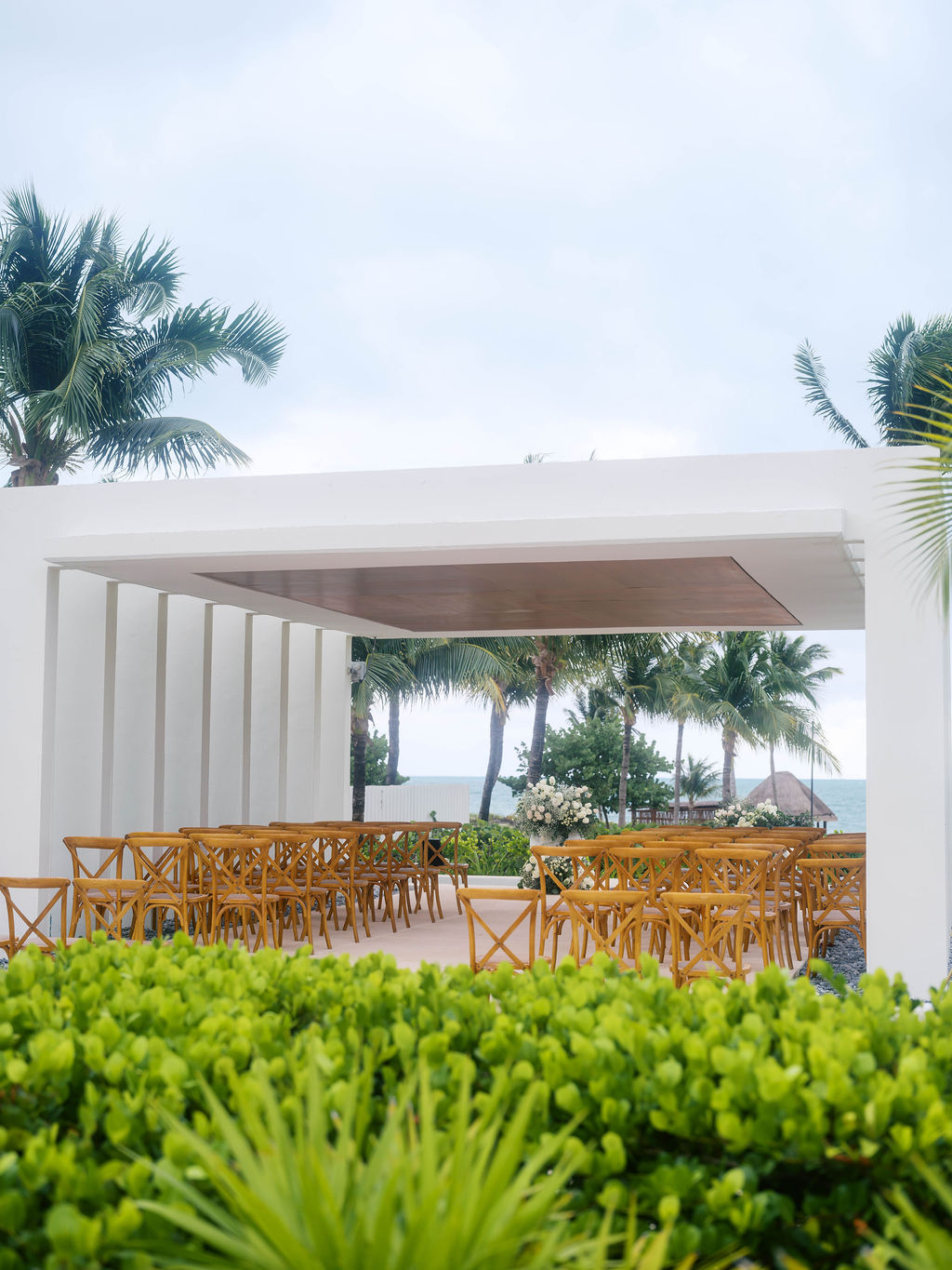 Wedding Ceremony Setup at Finest Playa Mujeres